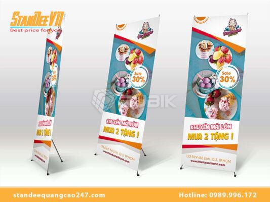 Báo giá thiết kế standee mới nhất