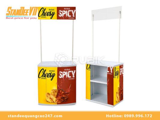 Booth sampling nhựa đẹp & chất lượng