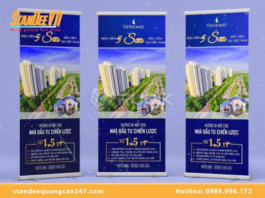 Mẫu standee bất động sản ấn tượng & thu hút khách hàng