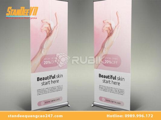 Mẫu standee quảng cáo spa đẹp