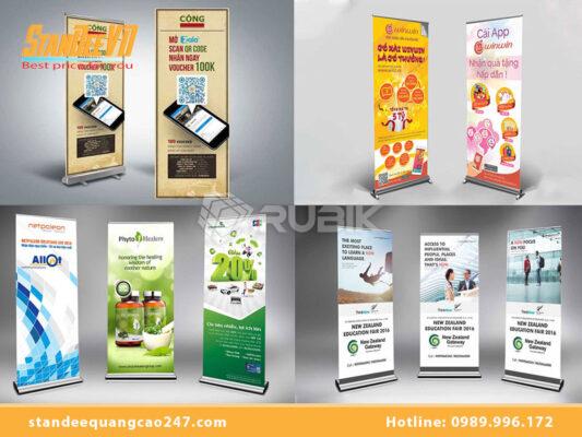 Mẫu standee khuyến mãi đẹp & sáng tạo