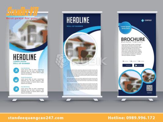 Tải mẫu standee vector miễn phí