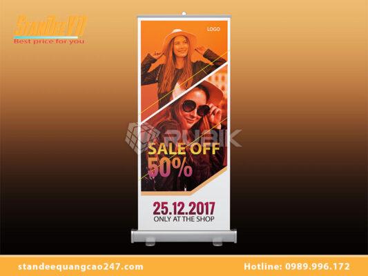 Thiết kế standee giá bao nhiêu? Cập nhật mới nhất