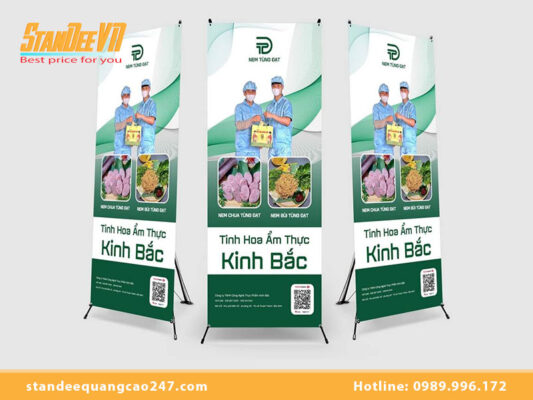 Khung chân Standee chữ X cường lực