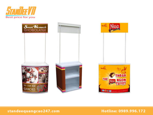 Quầy bán hàng gấp gọn