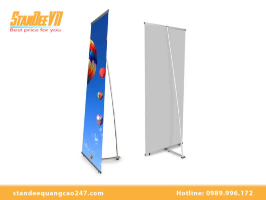 Standee khung chữ L đẹp