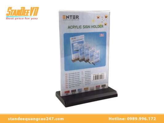 Cách làm standee nhỏ để bàn