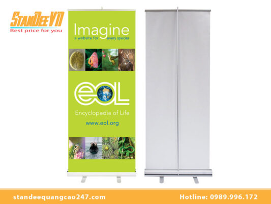 Hướng dẫn sử dụng standee cuốn