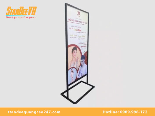 Standee chân sắt 80x180