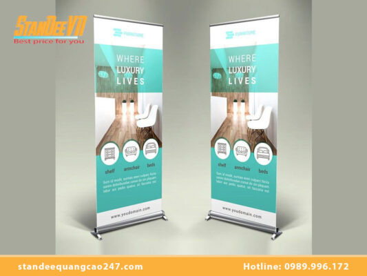 Standee thanh cuốn 80x180