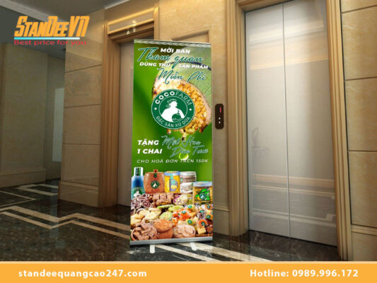 Bảng giá in standee mới nhất 2025