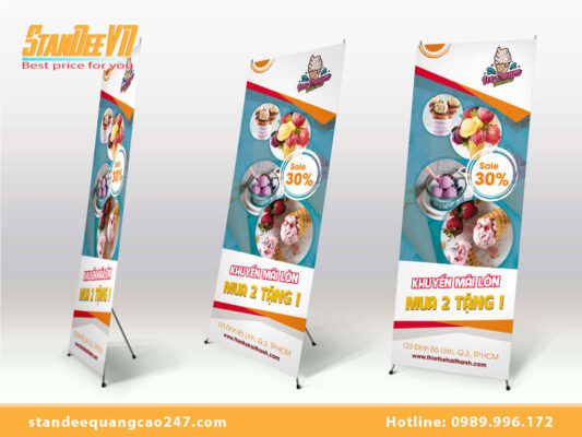 In standee giá bao nhiêu?